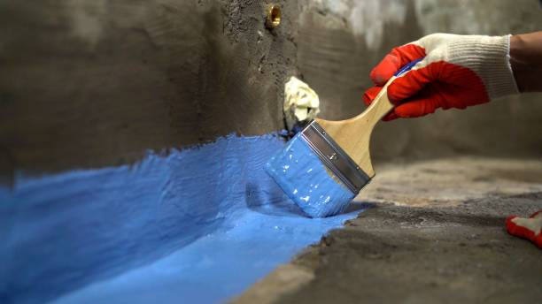 Commercial Basement Waterproofing project at a Malverne, NY business property by SJ Waterproofing Pros